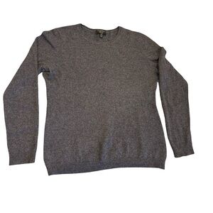 Charter Club Women’s 100% Cashmere Sweater Gray Crewneck Size Medium